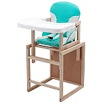 Стільчик-трансформер Babyroom Поні-230 eko Бірюзовий-білий