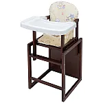 Стілець-трансформер Babyroom Поні-220 Бежевий (ведмедики, бджілки, зірка)