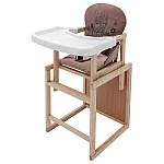 Стільчик-трансформер Babyroom Вінні-230 eko Шоколад-капучино (ведмедик з чашкою)