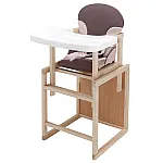 Стільчик-трансформер Babyroom Поні-230 eko Шоколад-бежевий