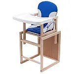 Стілець-трансформер Babyroom Поні-230 eko Синій-білий