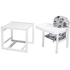 Стульчик-трансформер Babyroom Пони-240 Серый (совы)