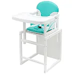Стільчик-трансформер Babyroom Поні-240 Бірюзовий-білий