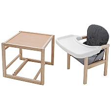 Стульчик-трансформер Babyroom Винни-230 eko Графит-серый (миш