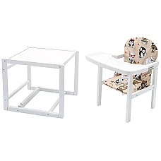 Стільчик-трансформер Babyroom Поні-240 Бежевий (сови)