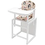Стільчик-трансформер Babyroom Поні-240 Бежевий (сови)