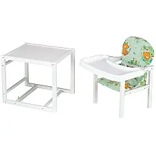 Стульчик-трансформер Babyroom Пони-240 Зеленый (мишки и пчелк