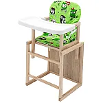 Стільчик-трансформер Babyroom Поні-230 eko Зелений (сови)