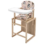 Стільчик-трансформер Babyroom Поні-230 eko Бежевий (сови)