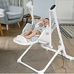 Стільчик-гойдалка Carrello Triumph CRL-10302 Cloud Grey