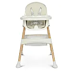  Стільчик для годування Bambi M 4136-2 White Wood