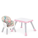 Стілець для годування 3 в 1 Bambi M 5672-8 Рожевий