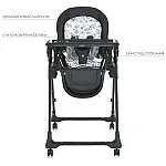 Стілець для годування EL Camino ME 1037-B Crystal Black Gold