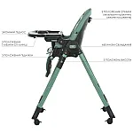 Стілець для годування EL Camino ME 1037-B Crystal Green