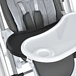 Стульчик-качели 2 в 1 EL Camino ME 1102 Debut Serious Gray