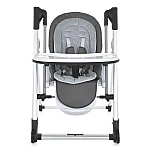 Стульчик-качели 2 в 1 EL Camino ME 1102 Debut Serious Gray