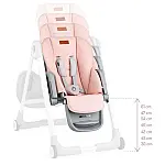 Стілець для годування MoMi Luxuria Pink