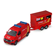 Игровой набор - Volkswagen Служба 112 (с прицепом) (520322.27