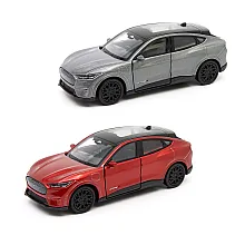 Автомодель - Ford Mustang Mach-E GT 2023 (красный, серебристо