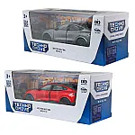 Автомодель - Ford Mustang Mach-E GT 2023 (красный, серебристо-серый) (250387W)