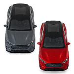 Автомодель - Ford Mustang Mach-E GT 2023 (красный, серебристо-серый) (250387W)