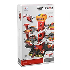Игровой набор Гараж 69918 A (3 уровня, 13 машинок)