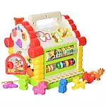 Розвиваюча іграшка Limo Toy Теремок (9196) Червоний з жовтим