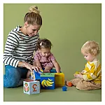 Развивающий сортер-пирамидка Taf Toys - Кубики Африка (12725)