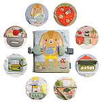 Развивающая мягкая книжка Taftoys - Бизибук зайченка (13355)