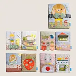 Развивающая мягкая книжка Taftoys - Бизибук зайченка (13355)