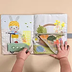 Развивающая мягкая книжка Taftoys - Бизибук зайченка (13355)