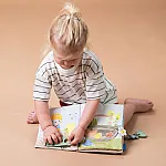 Развивающая мягкая книжка Taftoys - Бизибук зайченка (13355)