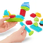 Конструктор Battat серії Bristle Blocks - Будівельник (56 деталей) (BT3070Z)