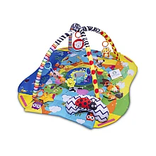Розвиваючий килимок Lionelo Anika Plus Blue Yellow