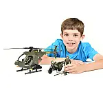 Игровой набор ELITE FORCE - МНОГОФУНКЦИОНАЛЬНЫЙ ВЕРТОЛЕТ MH-6 (101860)