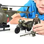 Игровой набор ELITE FORCE - МНОГОФУНКЦИОНАЛЬНЫЙ ВЕРТОЛЕТ MH-6 (101860)