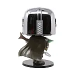 Ігрова фігурка Funko Pop! - Мандалорець у хромі з малюком 25 см (49931)