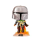 Ігрова фігурка Funko Pop! - Мандалорець, що летить з малюком (50959)