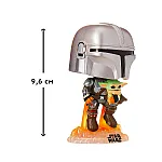 Ігрова фігурка Funko Pop! - Мандалорець, що летить з малюком (50959)