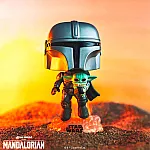 Ігрова фігурка Funko Pop! - Мандалорець, що летить з малюком (50959)