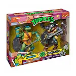 Набір фігурок TMNT Леонардо проти Рокстеді  (81276)