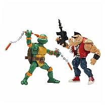 Набор фигурок TMNT Микеланджело против Бибопа (81277)