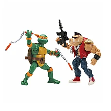 Набір фігурок TMNT Мікеланджело проти Бібопа (81277)