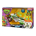 Боевой транспорт с фигуркой TMNT Леонардо на мотоцикле (83431)