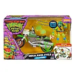 Боевой транспорт с фигуркой TMNT Леонардо на мотоцикле (83431)