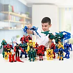 Игровой набор с роботом-трансформером Dinoster – Раптор Трон (EU580801)