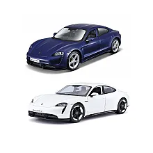 Автомодель Bburago Porsche Taycan Turbo S (ассорти синий, бел