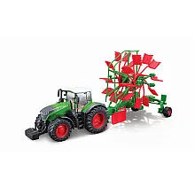 Модель Bburago Трактор Fendt 1050 Vario з роторними валковими