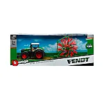Модель Bburago Трактор Fendt 1050 Vario з роторними валковими граблями (18-31665)