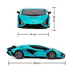 Автомобиль на радиоуправлении KS Drive Lamborghini Sian Синий (1:24)